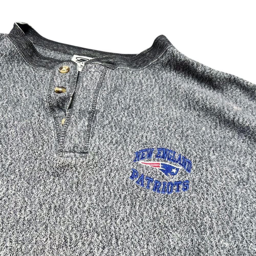 VTG New England Patriots Shirt Pullover The Edge Mens Size XL 1999 NFL - Picture 2 of 4
